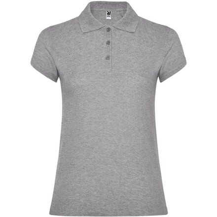 Рубашка-поло женская "Star" 200, L, серый меланж