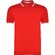 Рубашка-поло мужская "Montreal" 230, S, красный/белый
