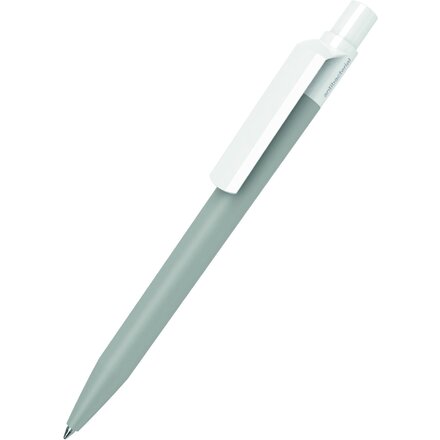 Ручка шариковая автоматическая "Dot MATT CB AB Antibacteria" серый/белый