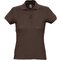 Рубашка-поло "Passion" 170, XL, шоколадный