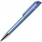 Ручка шариковая автоматическая "Flow 30 CR" светло-голубой/серебристый