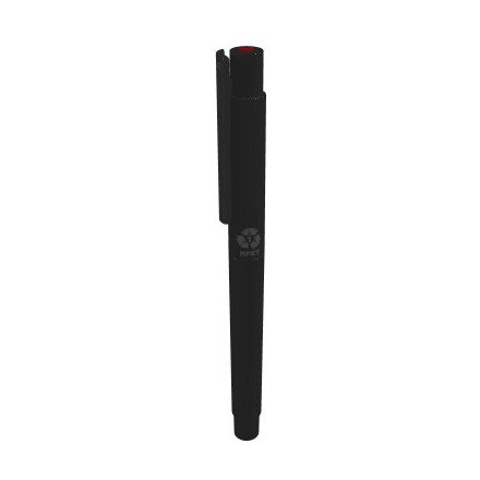 Ручка капиллярная "Recycled Pet Pen Pro FL" черный, стержень красный