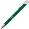 Ручка шариковая автоматическая "Ascot" зеленый/серебристый