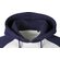Толстовка мужская "Dublin" 300, L, с капюшоном, темно-синий/серый меланж
