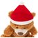 Медведь плюшевый "Santa" коричневый/красный/белый