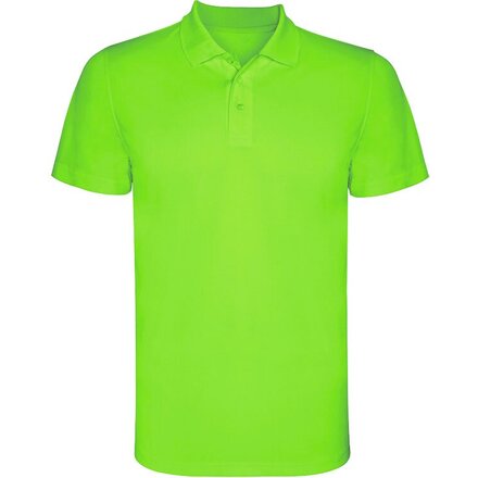 Рубашка-поло мужская "Monzha" 150, 3XL, лаймовый