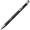 Ручка шариковая автоматическая "New Jersey" софт-тач, черный/серебристый