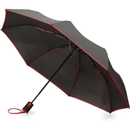 Зонт складной "Motley" черный/красный