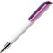 Ручка шариковая автоматическая "Flow B 30 CR" белый/фиолетовый