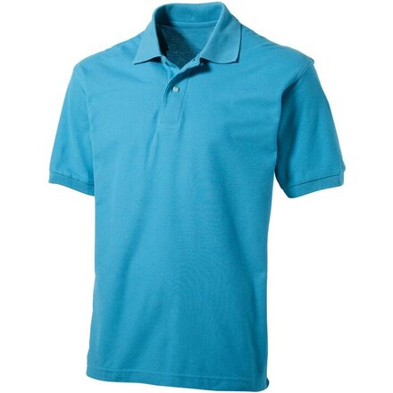 Рубашка-поло мужская "Boston 2.0" 180, M, лазурный