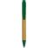 Ручка шариковая автоматическая "Borneo" светло-коричневый/зеленый