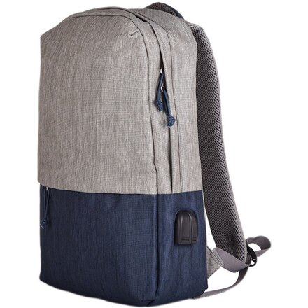 Рюкзак для ноутбука 15,6" "Beam" серый/темно-синий