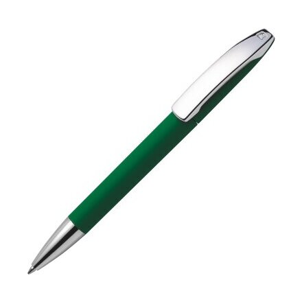Ручка шариковая автоматическая "View GOM C CR" зеленый/серебристый