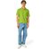 Рубашка-поло мужская "Boston 2.0" 180, M, зеленое яблоко