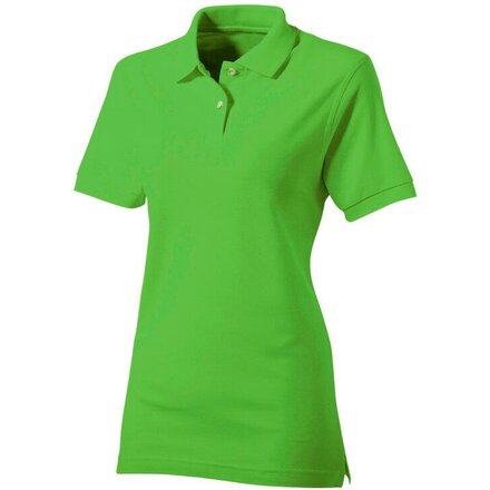 Рубашка-поло женская "Boston 2.0" 180, L, зеленое яблоко