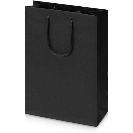 Пакет бумажный подарочный "Imilit T" черный
