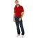 Рубашка-поло мужская "Boston 2.0" 180, XL, красный