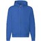 Толстовка мужская "Premium Hooded Sweat Jacket" 280, XXL, с капюшоном, синий