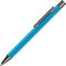 Ручка шариковая автоматическая "Straight Gum" софт-тач, голубой/антрацит