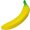 Антистресс "Банан" желтый/зеленый