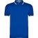 Рубашка-поло мужская "Montreal" 230, S, королевский синий/белый