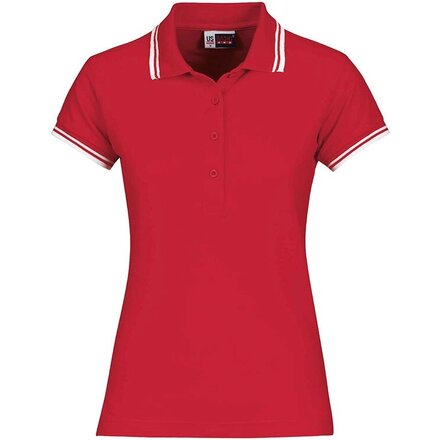 Рубашка-поло женская "Erie" 180, S, красный