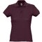 Рубашка-поло женская "Passion" 170, S, бордовый