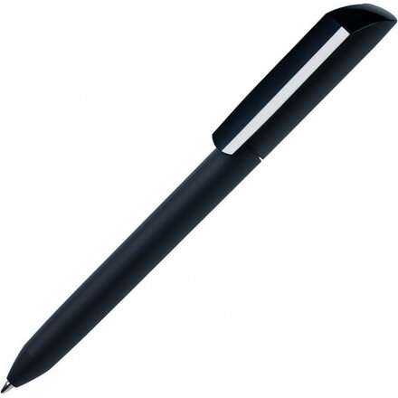 Ручка шариковая автоматическая "Flow Pure GOM K" софт-тач, черный