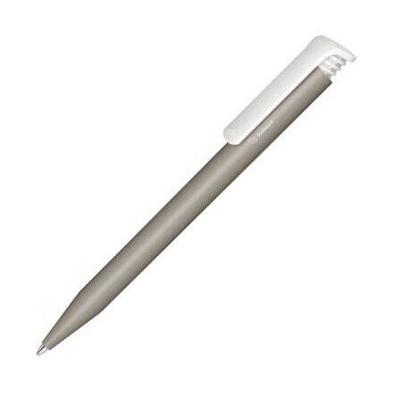Ручка шариковая автоматическая "Super Hit Bio" серый/белый