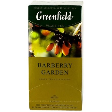 Чай индийский черный "Greenfield" Barberry Garden, пакетированный
