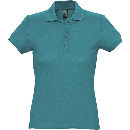 Рубашка-поло женская "Passion" 170, XL, винтажный синий