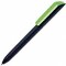 Ручка шариковая автоматическая "Flow Pure GOM KF" софт-тач, черный/неоновый зеленый