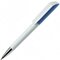 Ручка шариковая автоматическая "Flow BC CR" белый/голубой