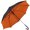 Зонт-трость "Doubly" черный/оранжевый