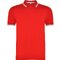Рубашка-поло мужская "Montreal" 230, S, красный/белый