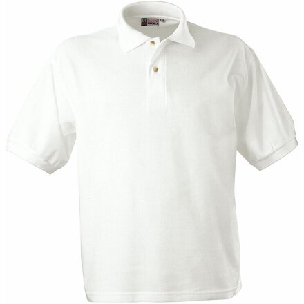 Рубашка-поло мужская "Boston" 180, 4XL, белый