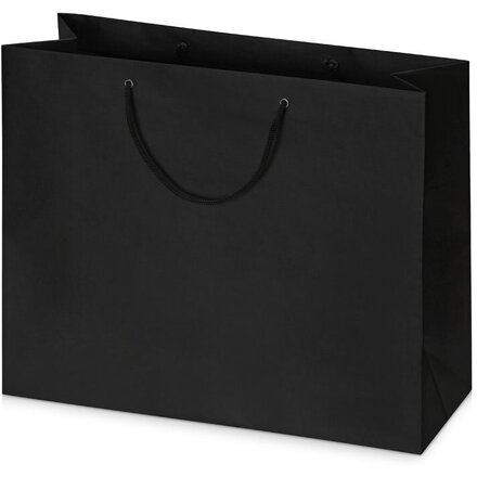 Пакет бумажный подарочный "Imilit XL" черный
