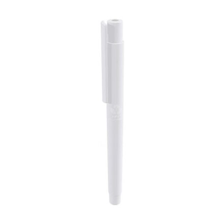 Ручка капиллярная "Recycled Pet Pen Pro FL" белый, стержень серый