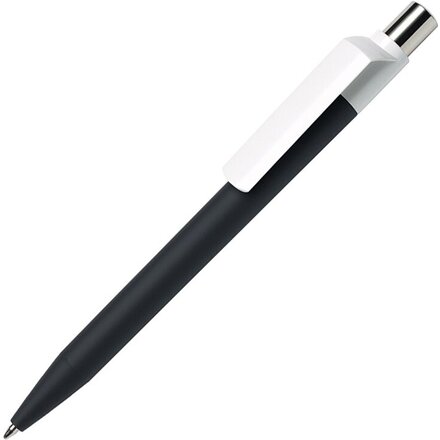 Ручка шариковая автоматическая "Dot GOM CB CR" софт-тач, черный
