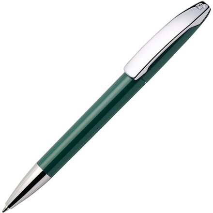 Ручка шариковая автоматическая "View C CR" темно-зеленый/серебристый