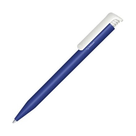 Ручка шариковая автоматическая "Super Hit Bio" синий/белый