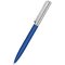 Ручка шариковая автоматическая "Bright Gum" софт-тач, синий/серебристый