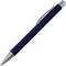 Ручка шариковая автоматическая "Abu Dhabi" софт-тач, темно-синий/серебристый