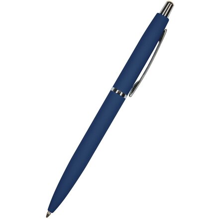 Ручка шариковая автоматическая "San Remo" ярко-синий/серебристый