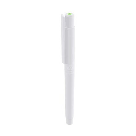 Ручка капиллярная "Recycled Pet Pen Pro FL" белый, стержень светло-зеленый