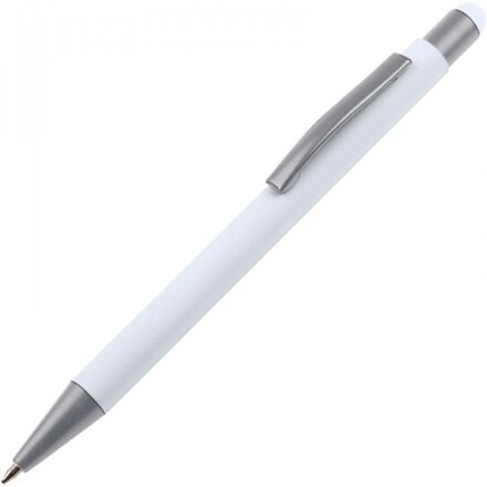 Ручка шариковая автоматическая "Salt Lake City" белый/серебристый