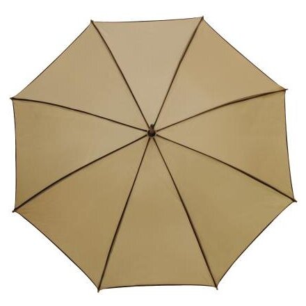 Зонт-трость "Waltz" бежевый/коричневый
