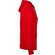 Толстовка женская "Urban" 280, L, с капюшоном, красный/черный
