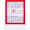 Календарь настольный "9537" 2024-2025, белый/красный