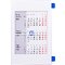 Календарь настольный"9510" 2024-2025, белый/синий